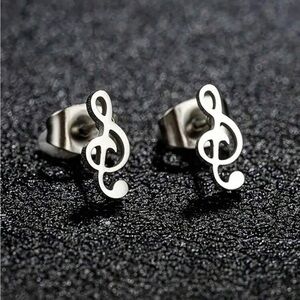 Music note Earrings Q961